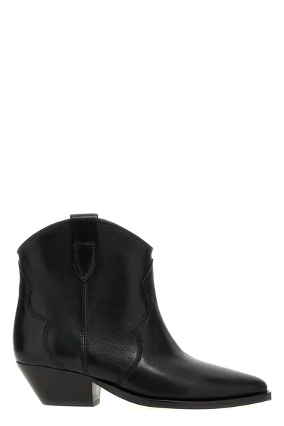 Shop Isabel Marant Women 'dewina' Ankle Boots In Black