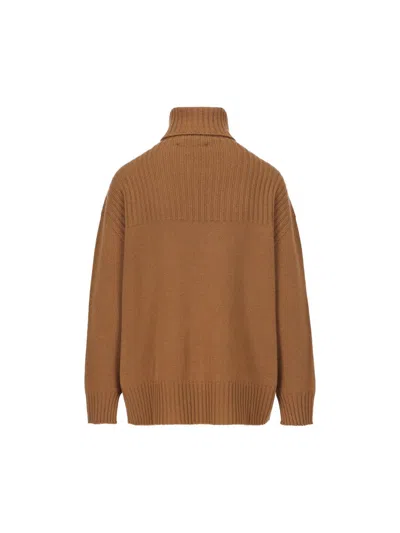 Vanisé Turtleneck Sweater In Leather