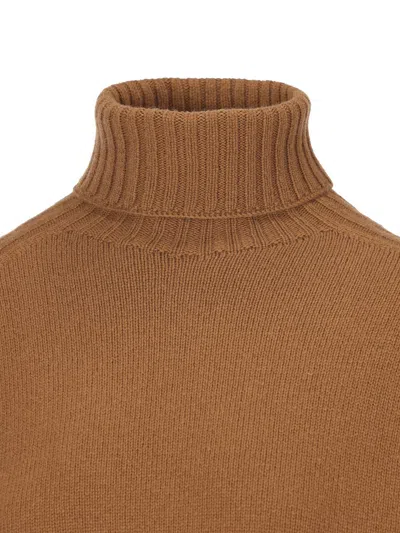 Vanisé Turtleneck Sweater In Leather