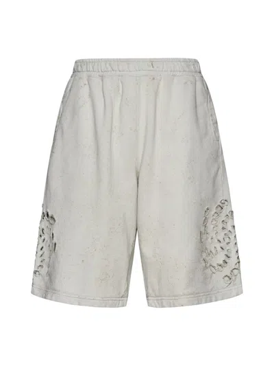 Shop M44 Label Group Shorts In Dirty White+gyps