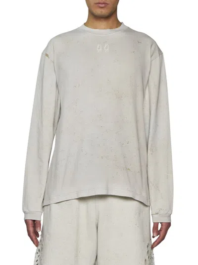 Shop M44 Label Group Sweaters In Dirty White+gyps