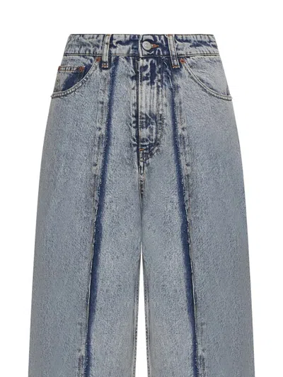 Shop Mm6 Maison Margiela Maison Margiela Jeans In Blue