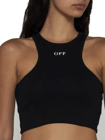 Shop Off-white Top In Black