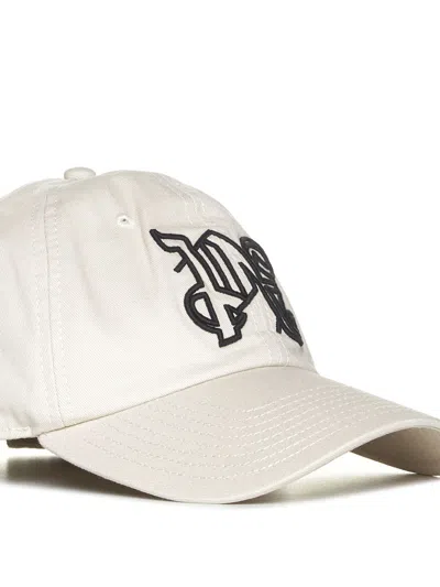 Shop Palm Angels Hats In Beige