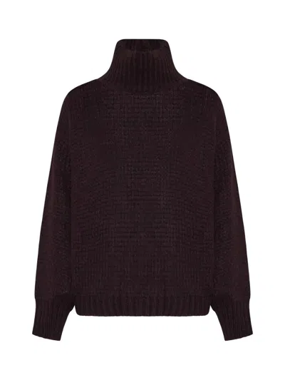 Shop Roberto Collina Sweaters In Bordeaux