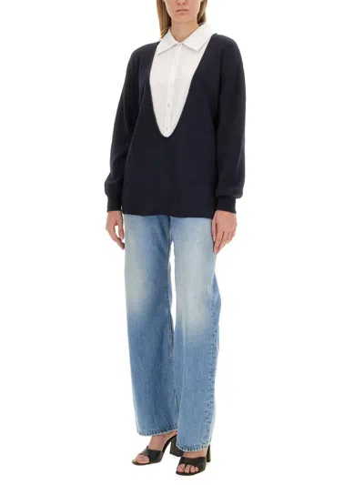 Staud "coast" Shirt In Blue