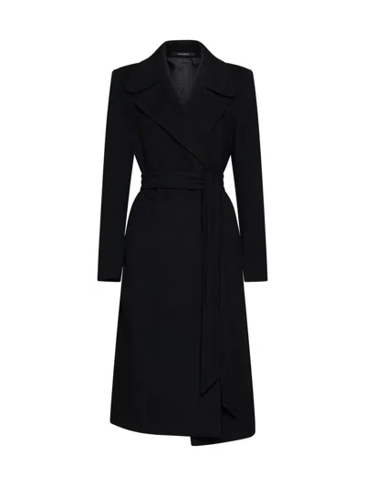 Shop Tagliatore Coats In Black