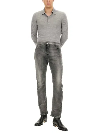 Shop Tom Ford Merino Wool Sweater In Grey