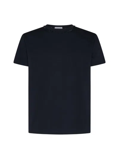 Shop Valentino T-shirts And Polos In Blue