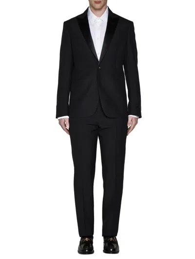 Versace Duchess Tuxedo Jacket In Black
