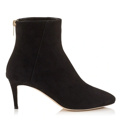 Shop Jimmy Choo Duke 65 Black Suede Ankle Boots