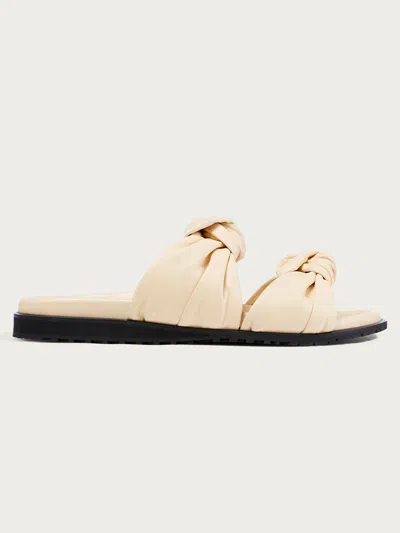 Dear Frances Tye Sandals In Lait