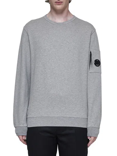 C.p. Company C. P. Company Man Sweatshirt Light Grey Size Xl Cotton In Greystone Melange
