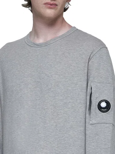C.p. Company C. P. Company Man Sweatshirt Light Grey Size Xl Cotton In Greystone Melange