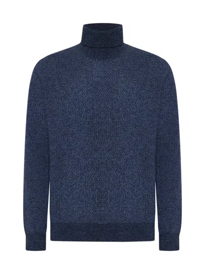 Shop D4.0 Sweaters In Blue Light Blue