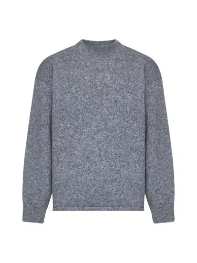 Shop Jacquemus Sweaters In Grey