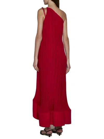 Shop Lanvin Dresses In Flame