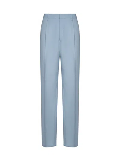 Shop Lardini Trousers In Clear Blue