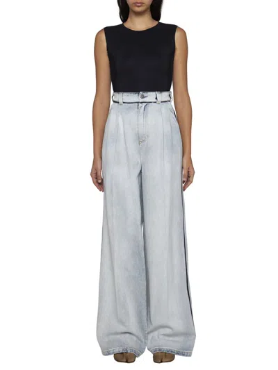 Maison Margiela 5 Pockets Carpenter Jeans In Blue