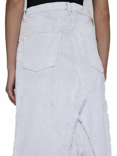 Shop Maison Margiela Skirts In White Paint