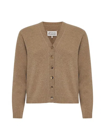 Shop Maison Margiela Sweaters In Beige