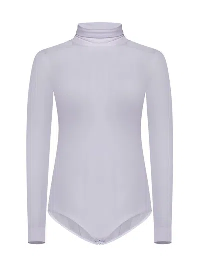 Shop Maison Margiela Top In Purple