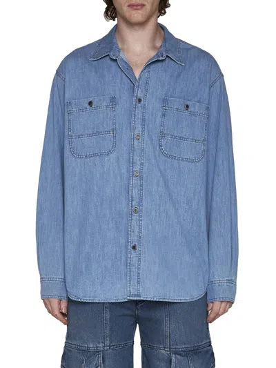 Shop Isabel Marant Marant Shirts In Blue