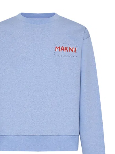 Shop Marni Sweaters In Blue