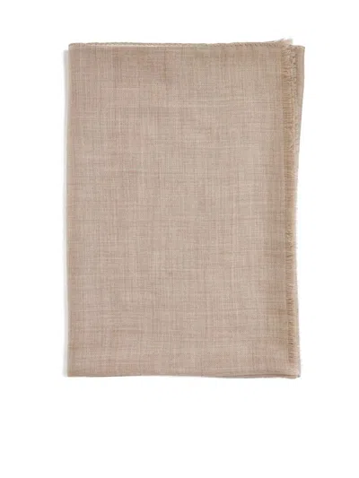 Shop D4.0 Scarfs In Beige