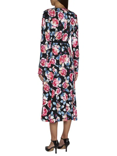 Shop Diane Von Furstenberg Dresses In Fortune Rose Med