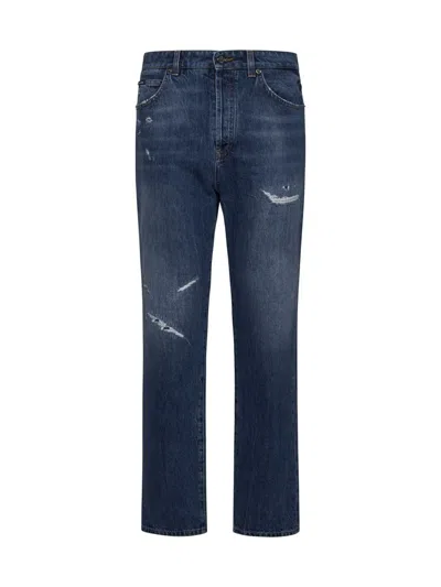 Shop Dolce & Gabbana Jeans In Variante Abbinata