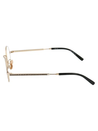 Matsuda Pilot-frame Optical Glasses In Brushed Gold - Matte Black