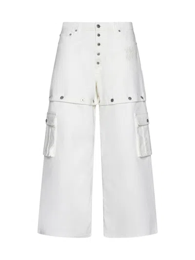 Shop Off-white Off Jeans In White