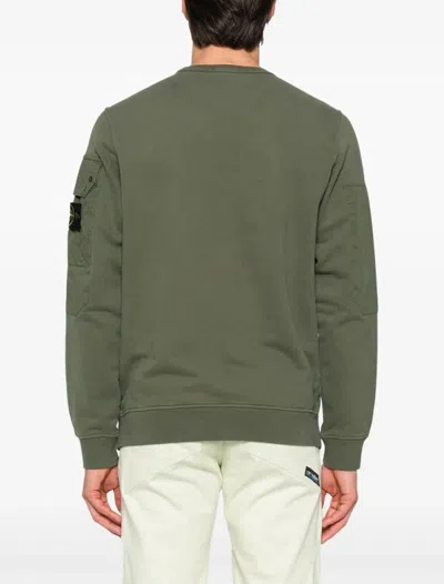 Shop Stone Island Sweaters In Muschio