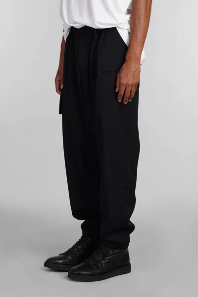 Shop Yohji Yamamoto Pants In Black