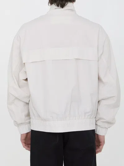 Ami Alexandre Mattiussi Logo-print Hooded Windbreaker In White