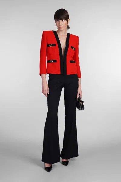 Balmain Jackets In Red