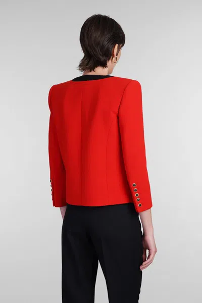 Balmain Jackets In Red