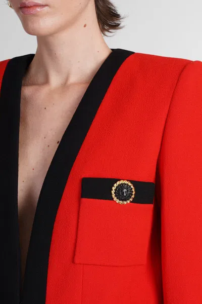 Balmain Jackets In Red