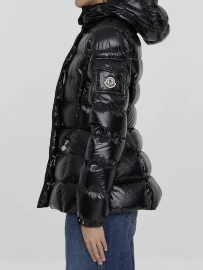 Shop Moncler Barante Short Down Jacket In Black