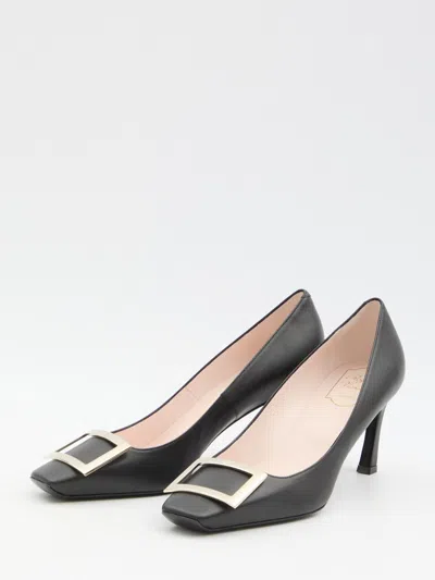 Shop Roger Vivier Belle Vivier Trompette Pumps In Black