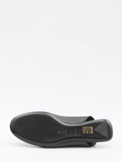 Attico Cloe Ballerinas In Black