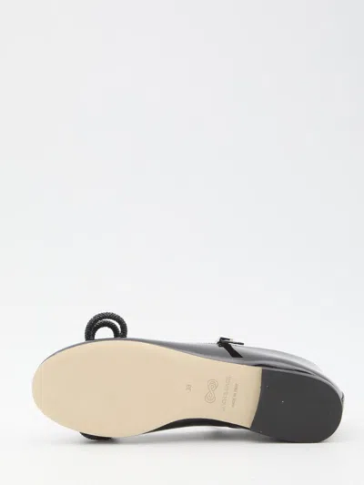 Mach&mach Mach & Mach Flat Shoes In Black