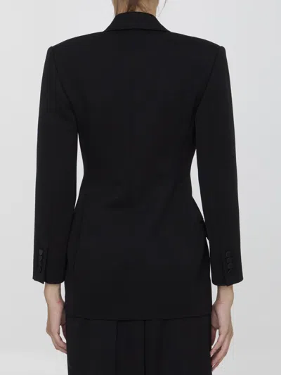 Saint Laurent Wool Blazer In Black
