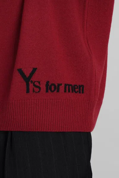 Shop Ys Yohji Yamamoto Y's Knitwear In Red