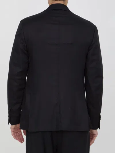 Lardini Cashmere Blend Jacket In Black