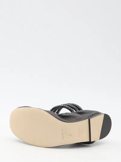 René Caovilla Rene Caovilla Cleo 10 Crystal Ballerinas In Black
