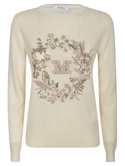 Shop Max Mara Sweaters White