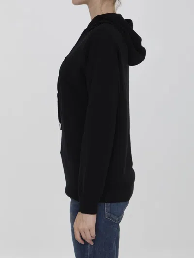 Shop Max Mara Pamir Hooded Jumper In Black