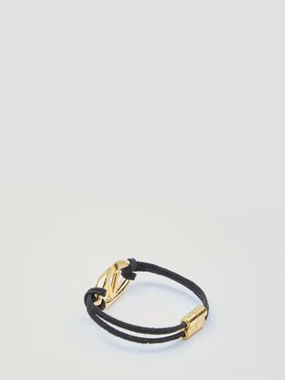 Valentino Garavani Women Vlogo The Bold Edition Bracelet In Black
